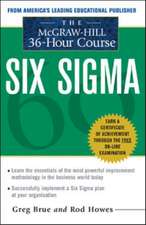 The McGraw Hill 36 Hour Six Sigma Course