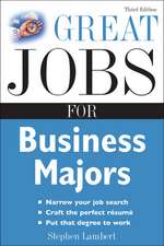 Great Jobs for Business Majors