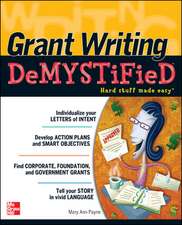 Grant Writing DeMYSTiFied