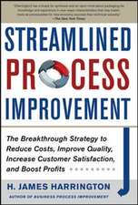 Streamlined Process Improvement