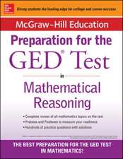 McGraw-Hill Education Strategies for the GED Test in Mathematical Reasoning