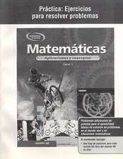 Matematicas Practica: Aplicaciones y Conceptos, Curso 1