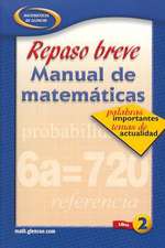 Repaso Breve Manual de Matematicas, Libro 2: Course 3