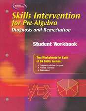 Skills Intervention for Pre-Algebra