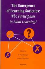 Emergence of Learning Societies – Who Participates in Adult Learning?