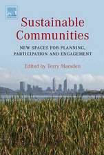 Sustainable Communities – New Spaces for Planning, Participation and Engagement