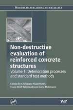 Non-Destructive Evaluation of Reinforced Concrete Structures: Deterioration Processes and Standard Test Methods