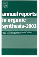 Annual Reports in Organic Synthesis (2003)