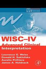 WISC-IV Advanced Clinical Interpretation