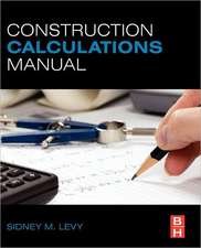 Construction Calculations Manual