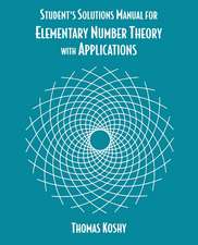 Elementary Number Theory with Applications, Student Solutions Manual