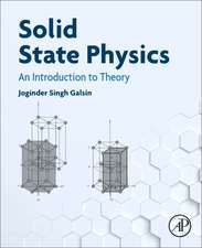 Solid State Physics: An Introduction to Theory