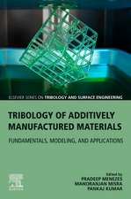 Tribology of Additively Manufactured Materials: Fundamentals, Modeling, and Applications