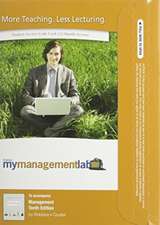 MyManagementLab with Full E-book Student Access Code Card for Management