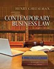 Contemporary Business Law, Student Value Edition