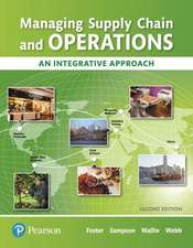 Managing Supply Chain and Operations