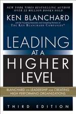 Leading at a Higher Level