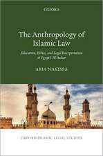 The Anthropology of Islamic Law: Education, Ethics, and Legal Interpretation at Egypt's Al-Azhar