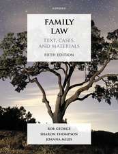 Family Law: Text, Cases, and Materials