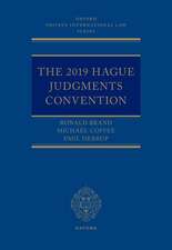 The 2019 Hague Judgments Convention