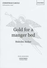 Gold for a manger bed