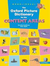 The Oxford Picture Dictionary for the Content Areas: Monolingual English Dictionary (Paperback)