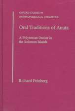 Oral Traditions of Anuta: A Polynesian Outlier in the Solomon Islands