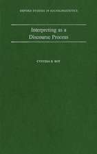 Interpreting as a Discourse Process