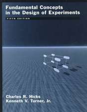 Fundamental Concepts in the Design of Experiments