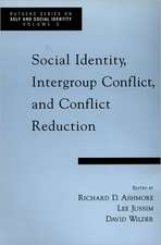 Social Identity, Intergroup Conflict, and Conflict Reduction