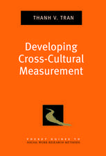 Developing Cross Cultural Measurement