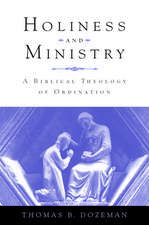 Holiness and Ministry