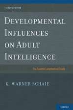 Developmental Influences on Adult Intelligence: The Seattle Longitudinal Study