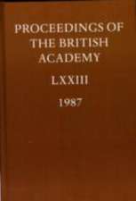 Proceedings: Vol. LXXIII (1987)