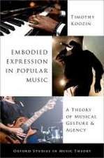 Embodied Expression in Popular Music: A Theory of Musical Gesture and Agency