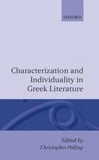 Characterization and Individuality in Greek Literature