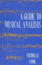 A Guide to Musical Analysis