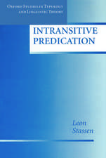 Intransitive Predication