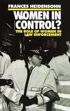 Women in Control?: The Role of Women in Law Enforcement