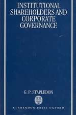 Institutional Shareholders and Corporate Governance