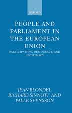 People and Parliament in the European Union: Participation, Democracy, and Legitimacy