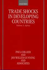 Trade Shocks in Developing Countries: Volume I: Africa