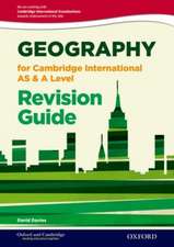 Geography for Cambridge International AS and A Level Revision Guide