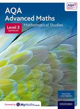 AQA Mathematical Studies Student Book: Level 3 Certificate