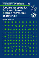 Specimen Preparation for Transmission Electron Microscopy of Materials