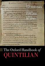 The Oxford Handbook of Quintilian