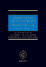 Corruption and Misuse of Public Office