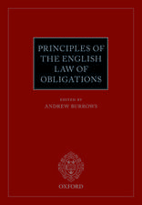 Principles of the English Law of Obligations