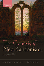 The Genesis of Neo-Kantianism, 1796-1880