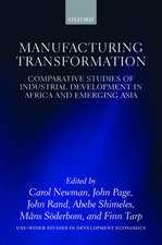 Manufacturing Transformation: Comparative Studies of Industrial Development in Africa and Emerging Asia